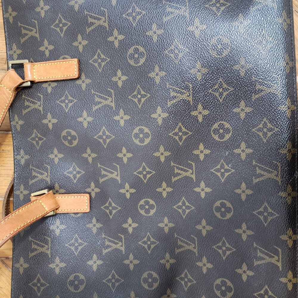 Louis Vuitton Dark Brown Monogram Tote - Picture 9 of 16